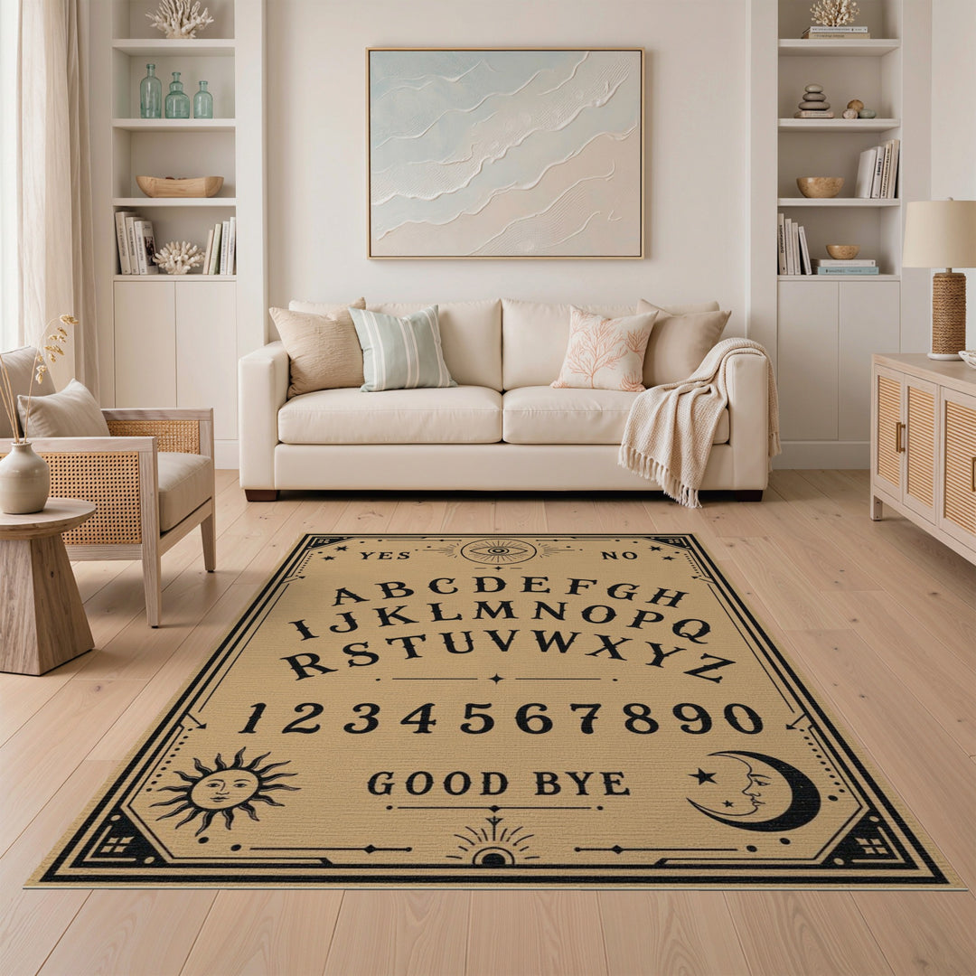 Vintage Ouija Board Area Rug
