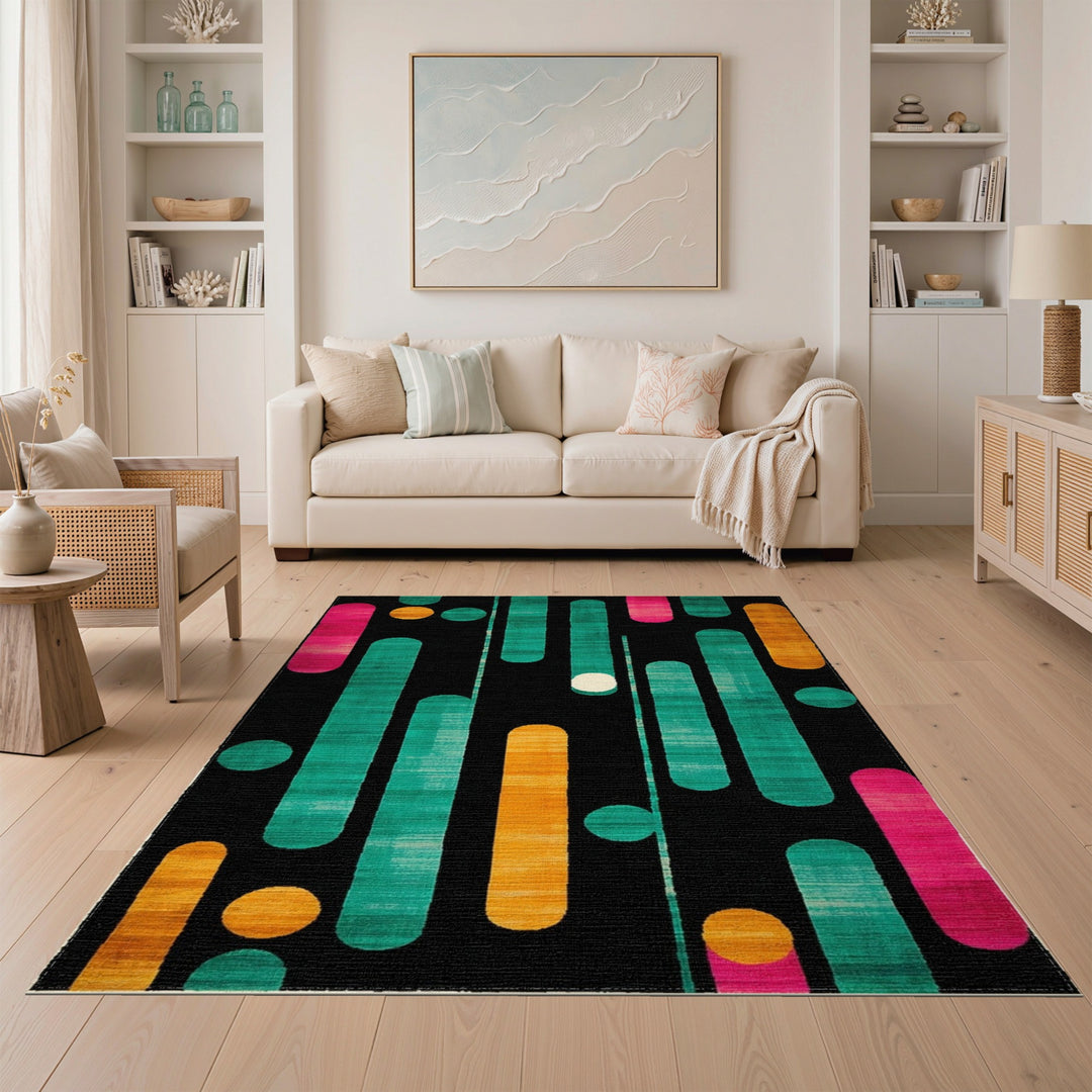 Vibrant Geometric Area Rug