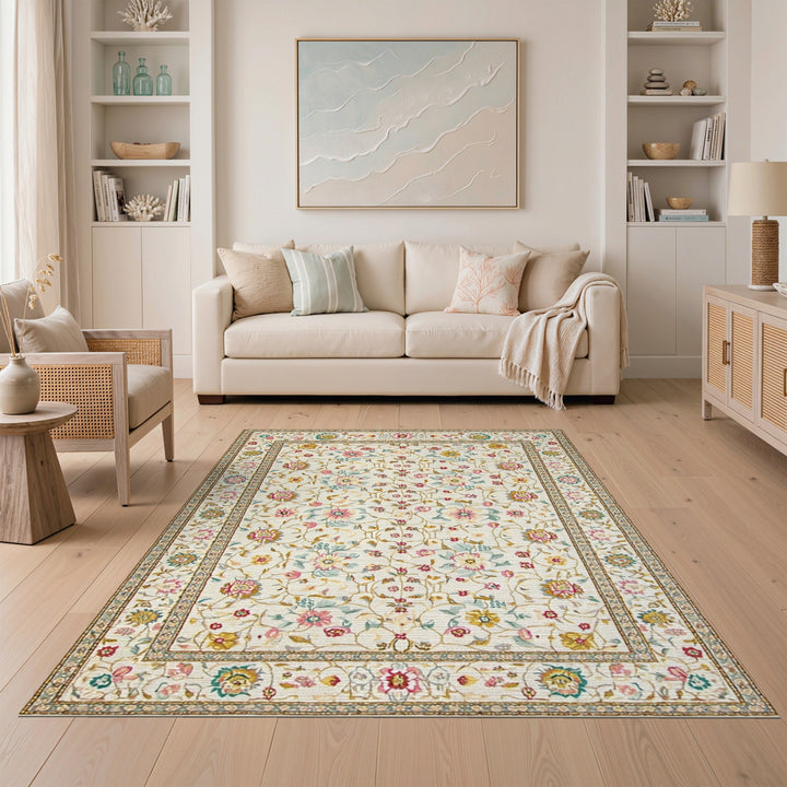Vintage Floral Area Rug