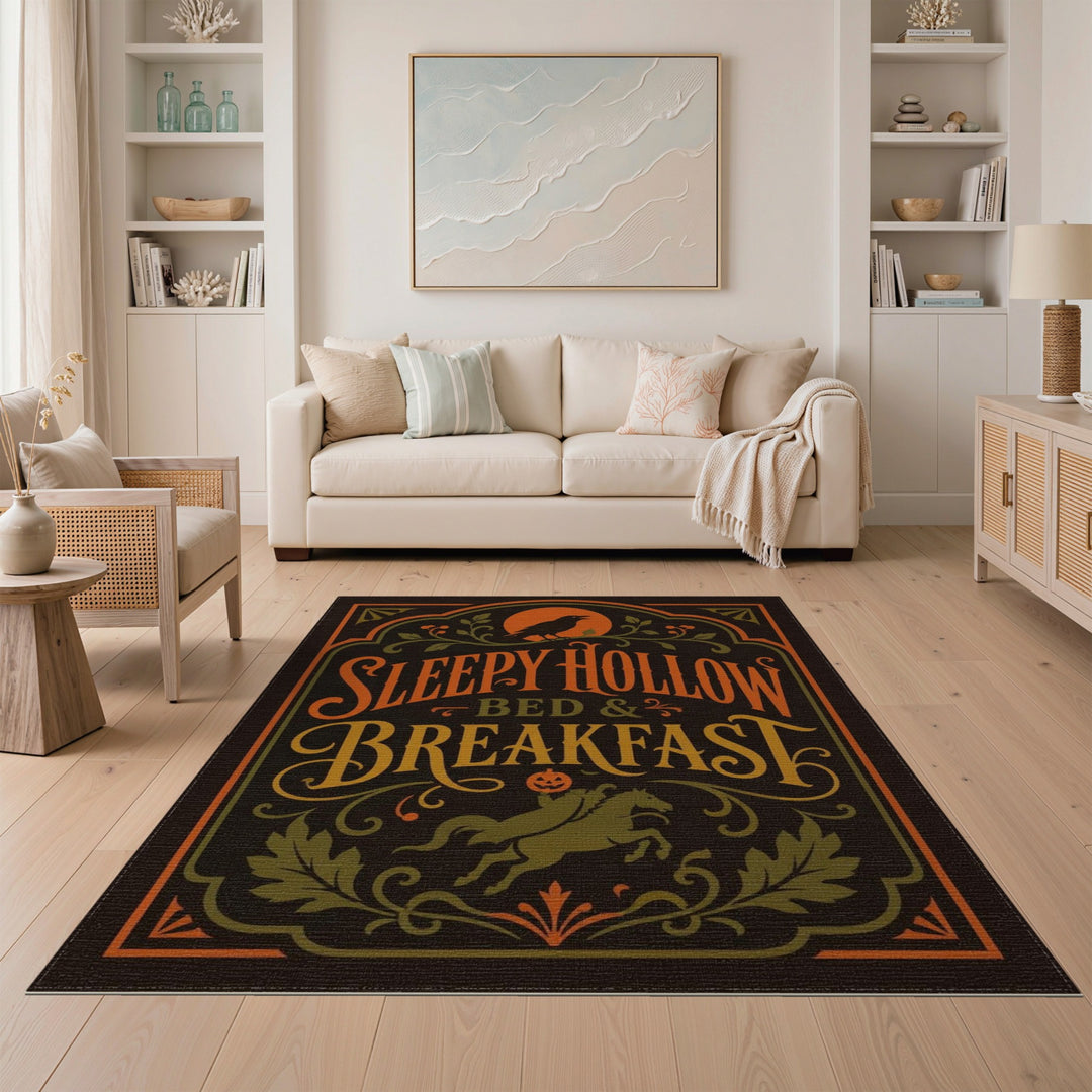 Sleepy Hollow Halloween Area Rug