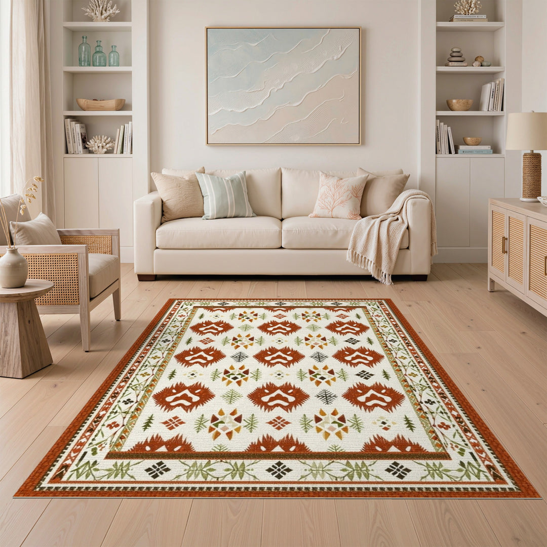 Heritage Tribal Lion Area Rug