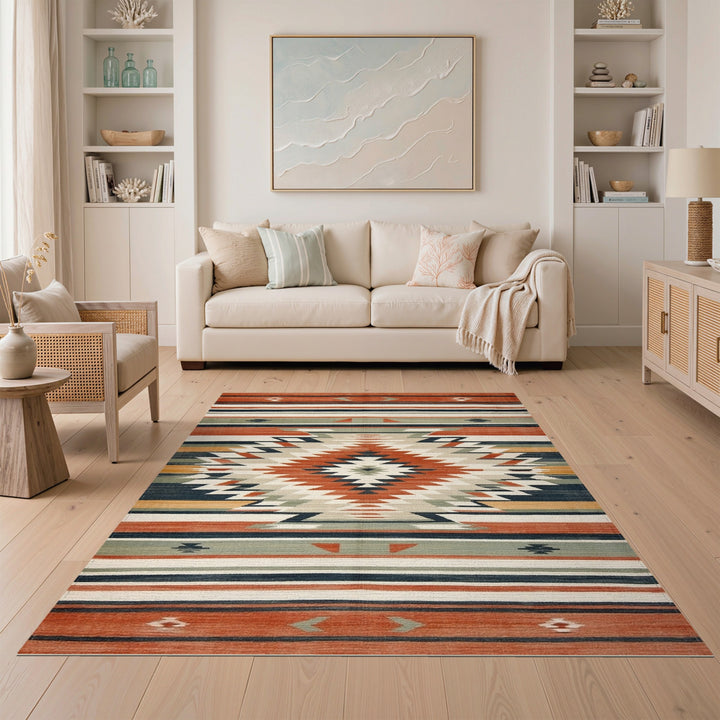 Southwestern Geometric Area Rug