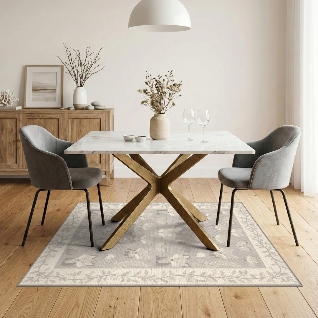 Grey Fox and Bear Kids Area Rug