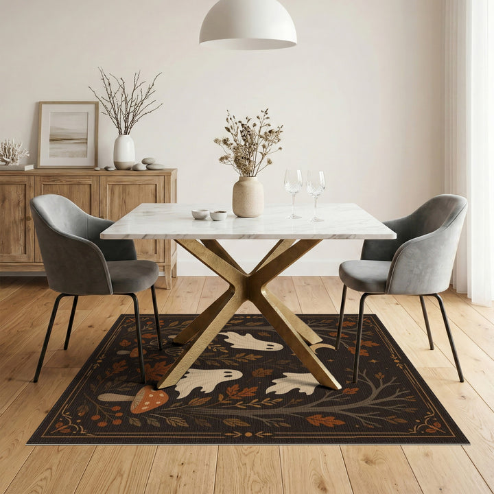 Ghost Forest Halloween Area Rug