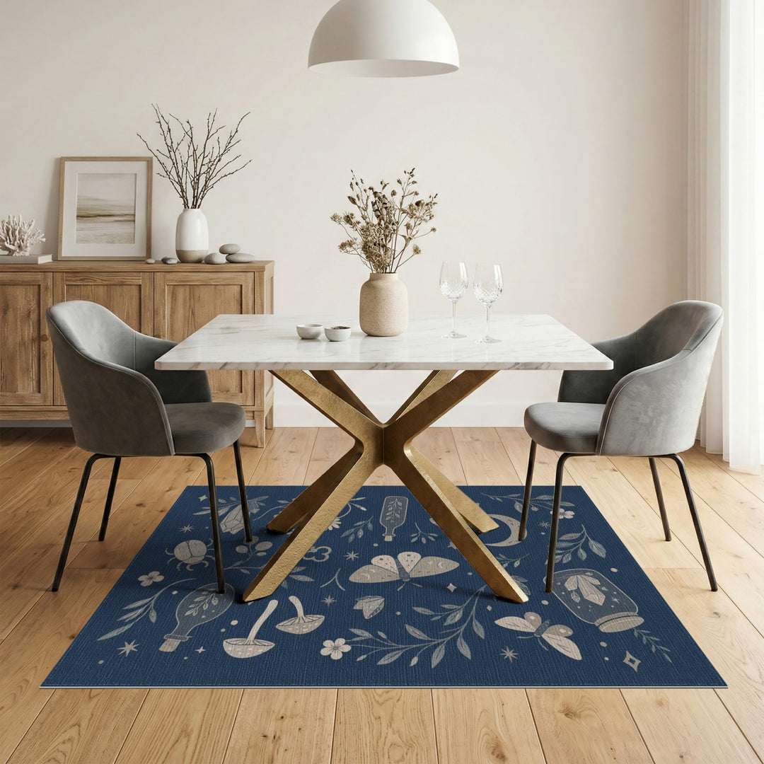 Mystic Moth Boho Area Rug