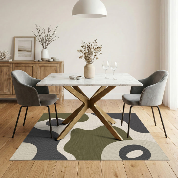 Beige and Neutral Abstract Area Abstract Beige Neutral Area Rug