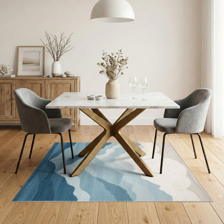 Blue Mountain Mist Area Rug
