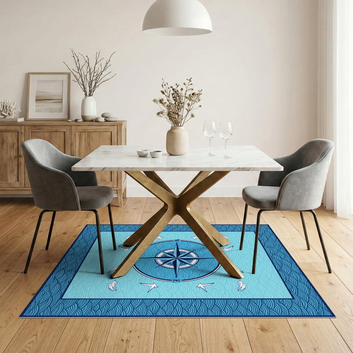 Blue Compass Coastal Area Rug