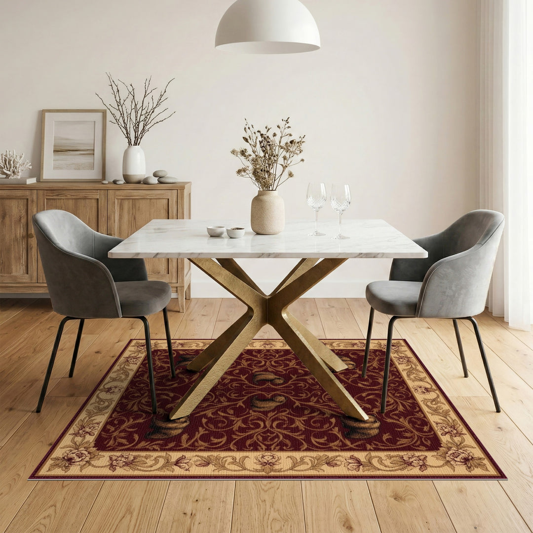 Rustic Red Bear Area Rug
