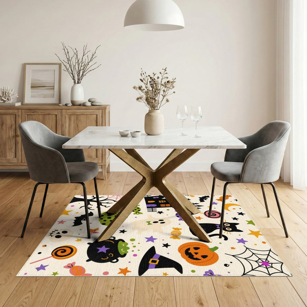 Halloween Kids Cartoon Area Rug