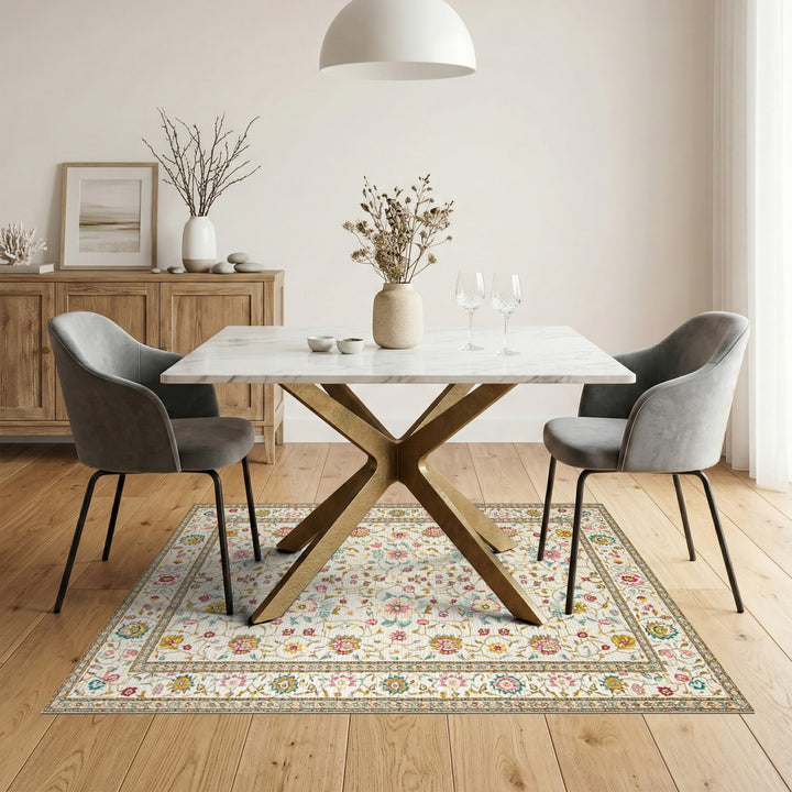 Vintage Floral Area Rug