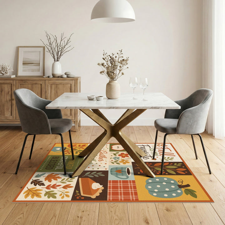 Fall Favorites Autumn Patchwork Rug
