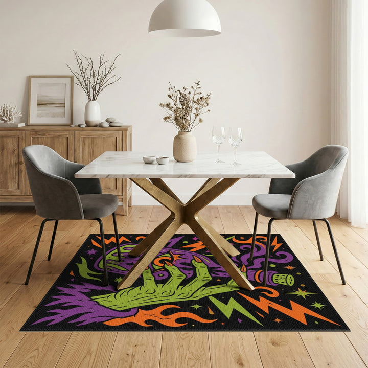 Mystic Eye Potion Hand Area Rug