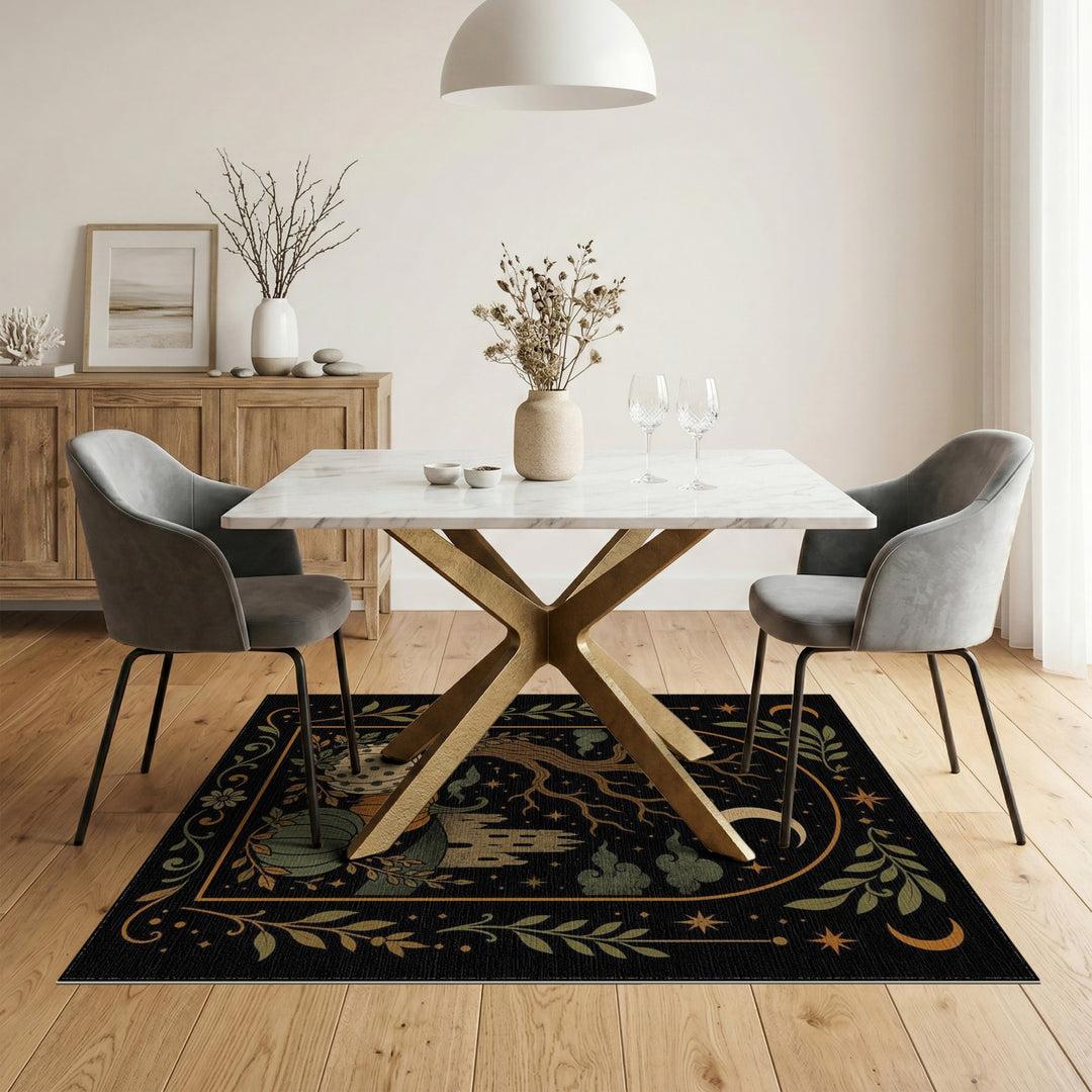 Enchanted Pumpkin Castle Area Rug