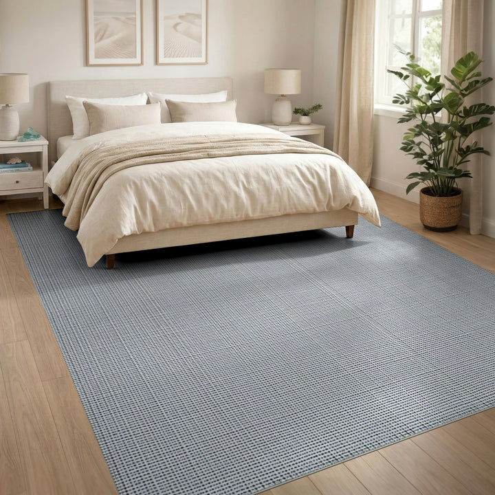 Black White Geometric Area Rug