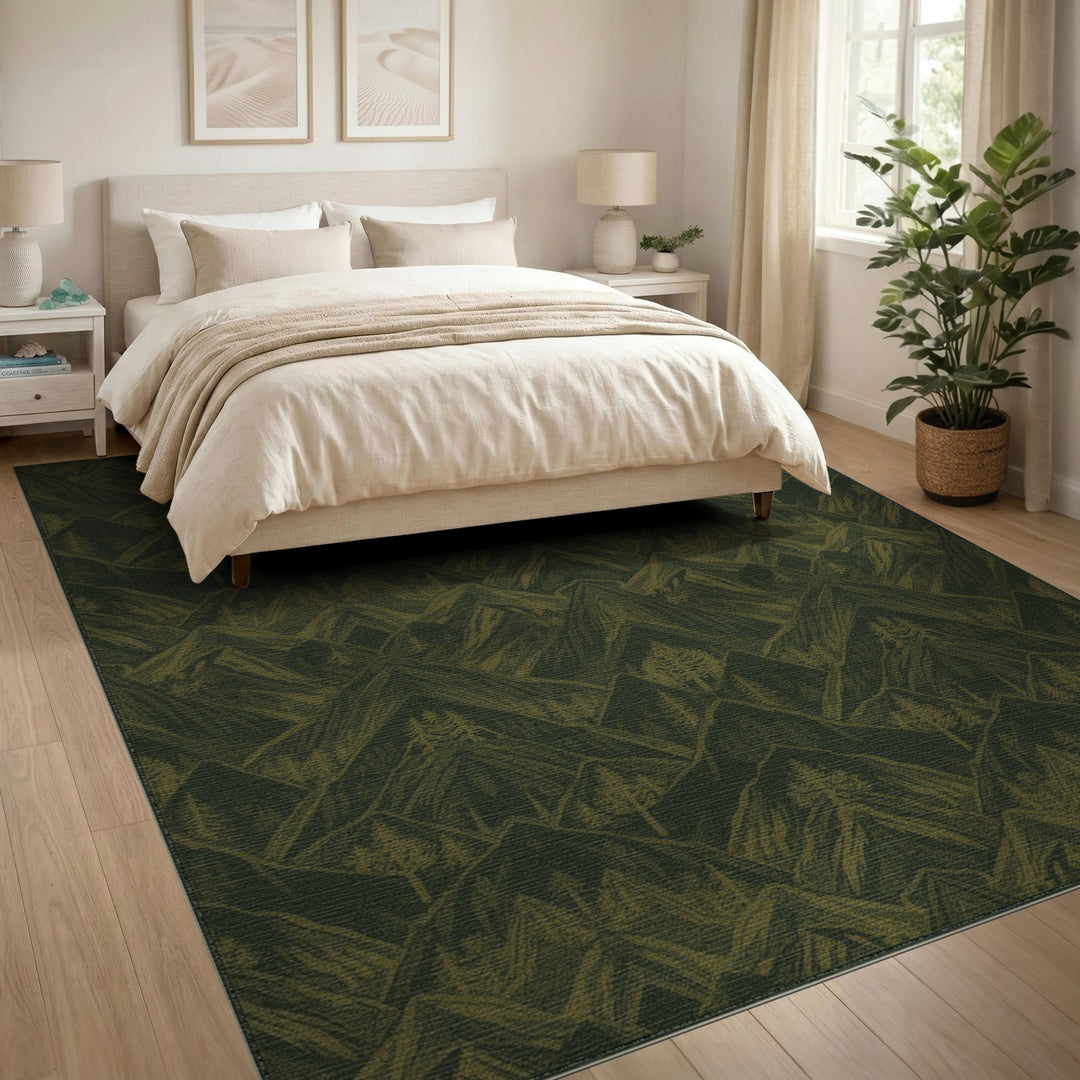 Green Mountain Forest Area Rug