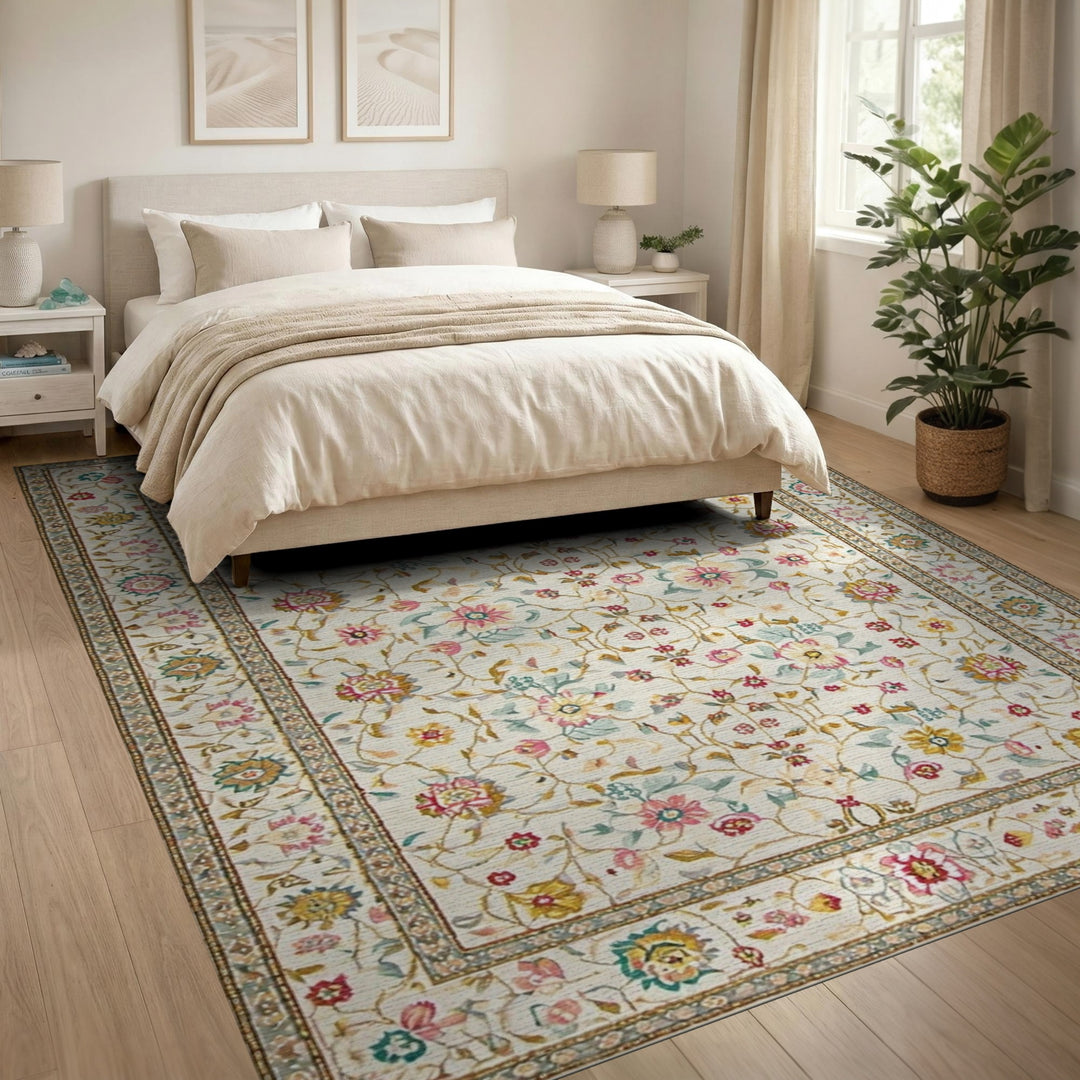 Vintage Floral Area Rug