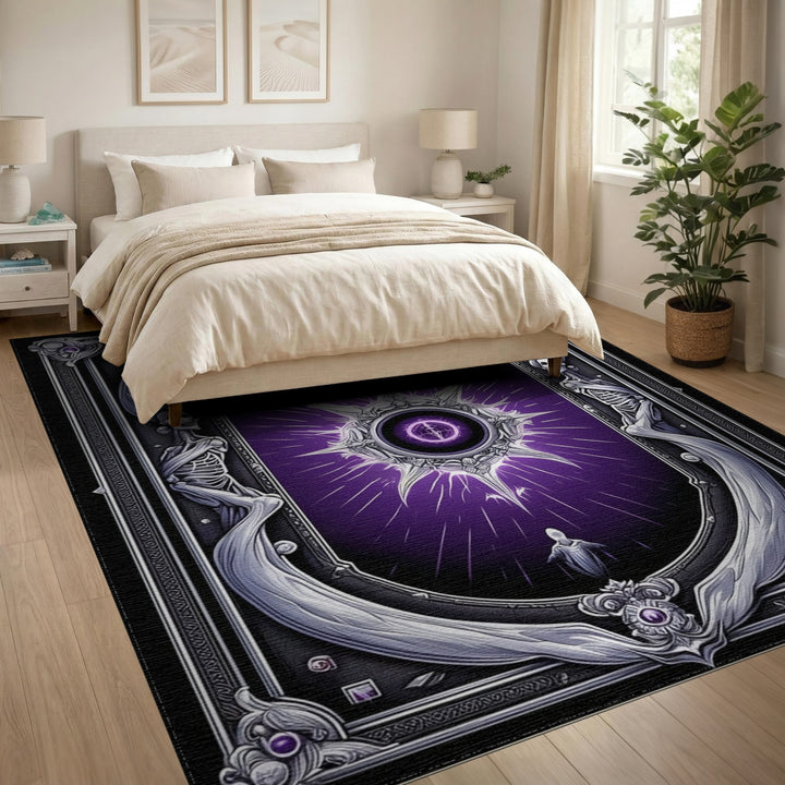ODIKA Mystic Purple Star Area Rug