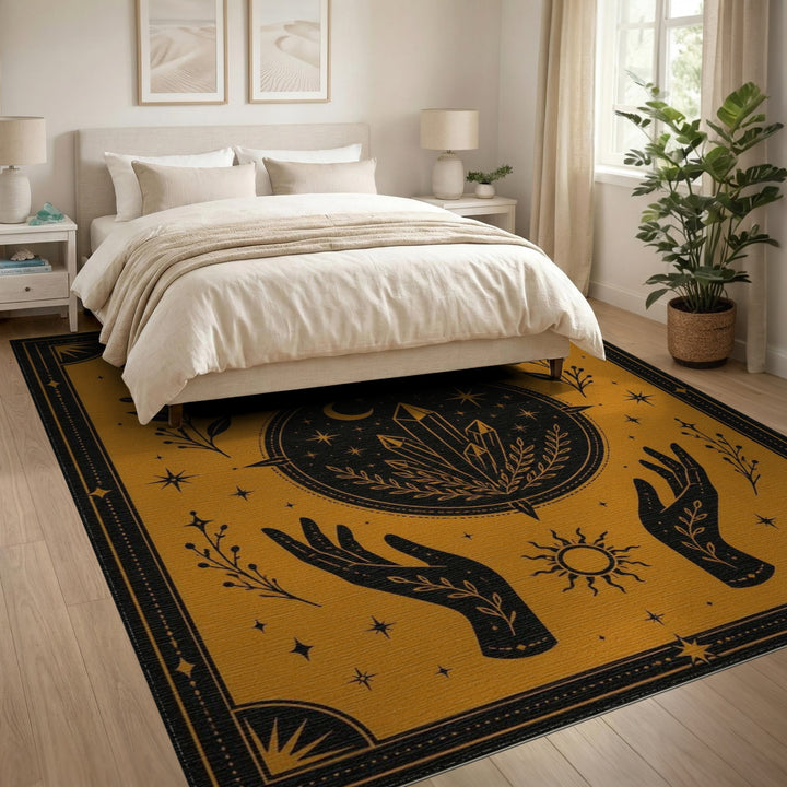 Mystic Crystal Butterfly Area Rug