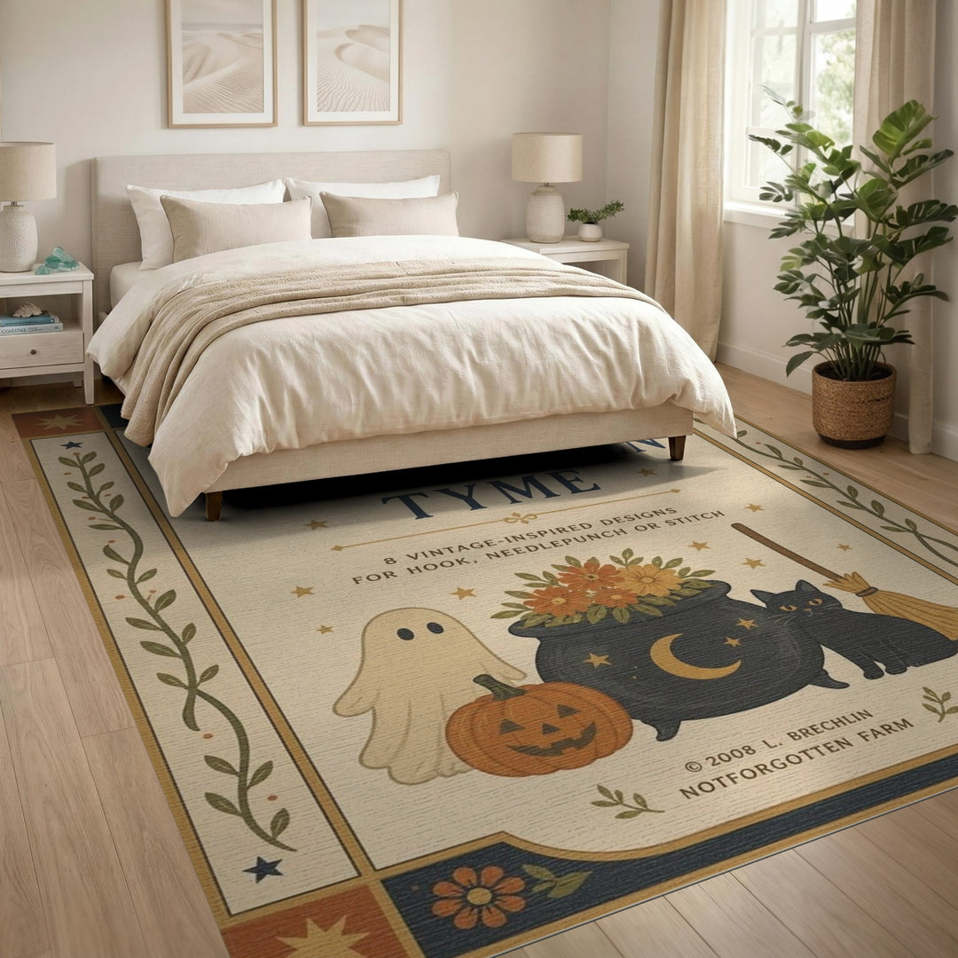 Halloween Tyme Vintage Area Rug