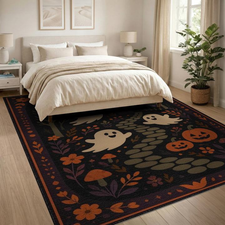 Cute Ghosts Halloween Kids Area Rug