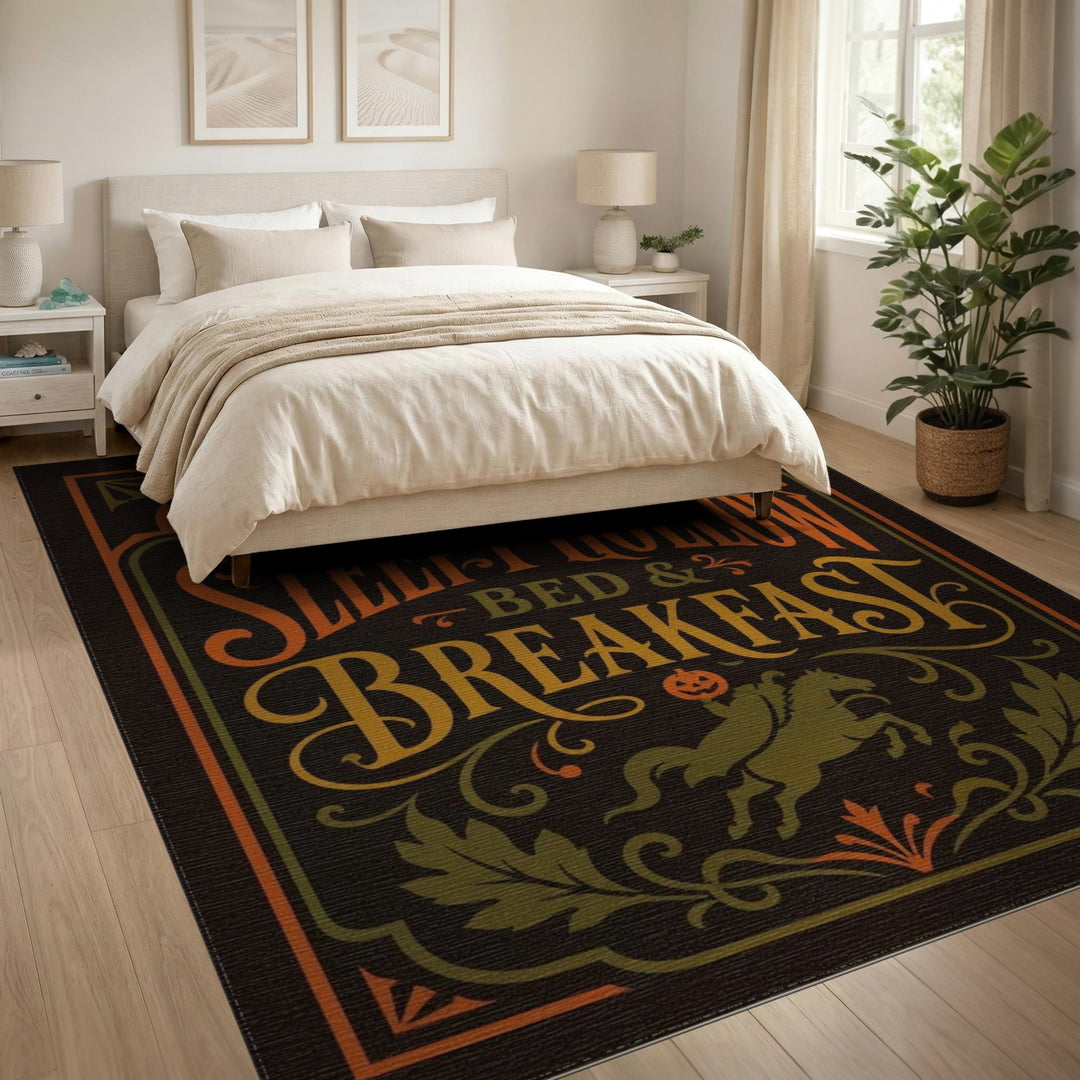 Sleepy Hollow Halloween Area Rug