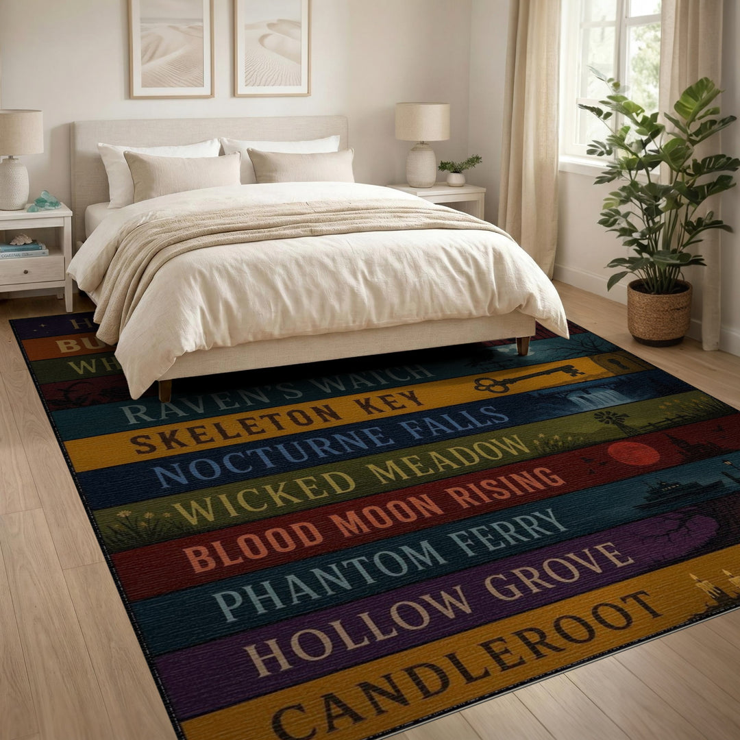 Harvest Eclipse Multi-Color Striped Area Rug