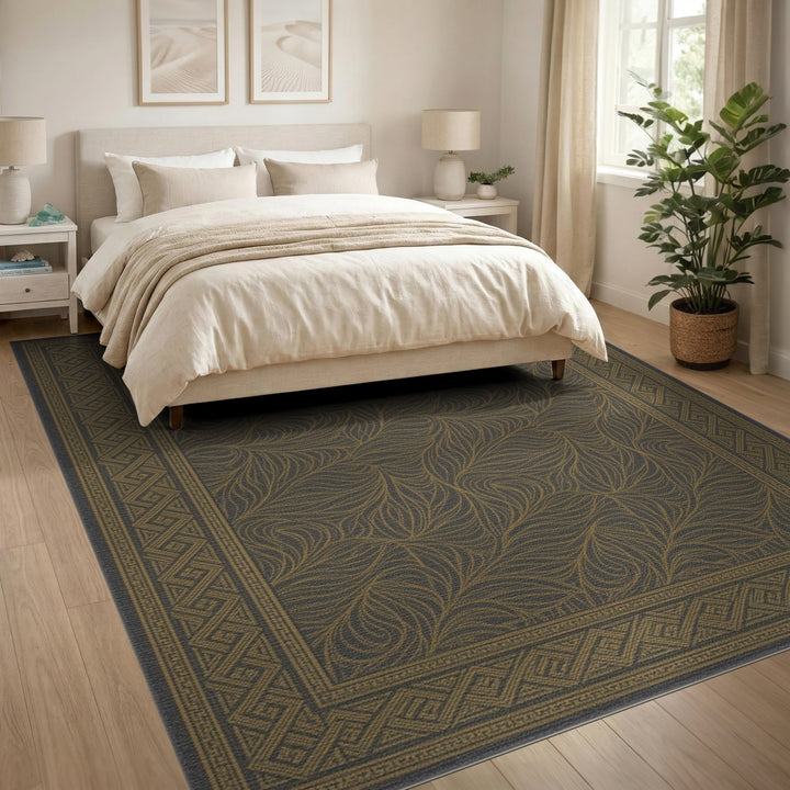 Gold Leaf Vintage Area Rug