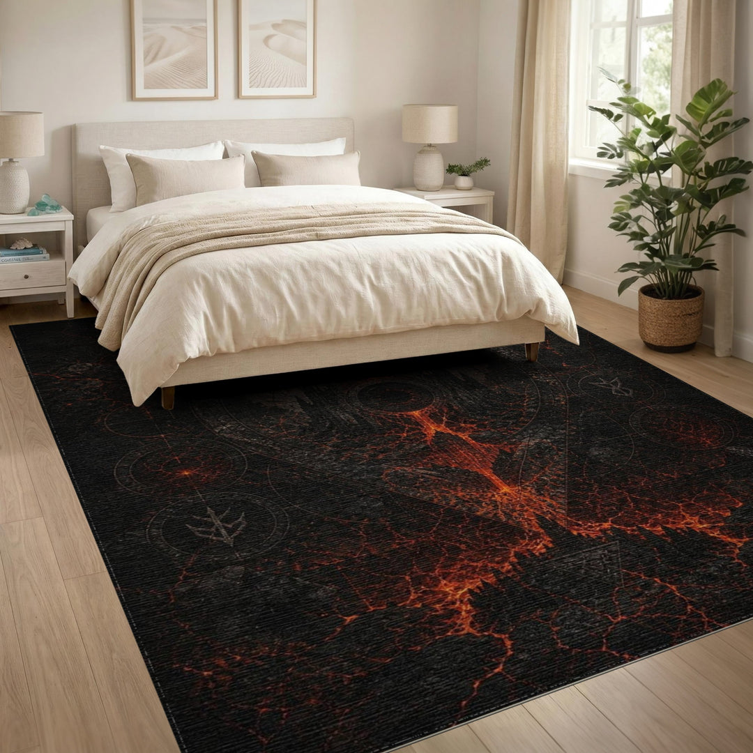 Infernal Citadel Area Rug