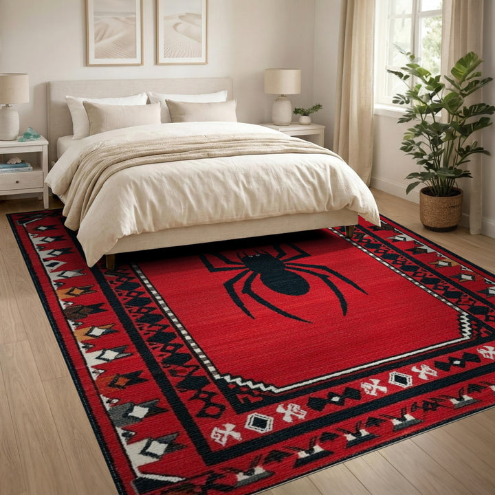 Red Spider Heritage Tribal Area Rug