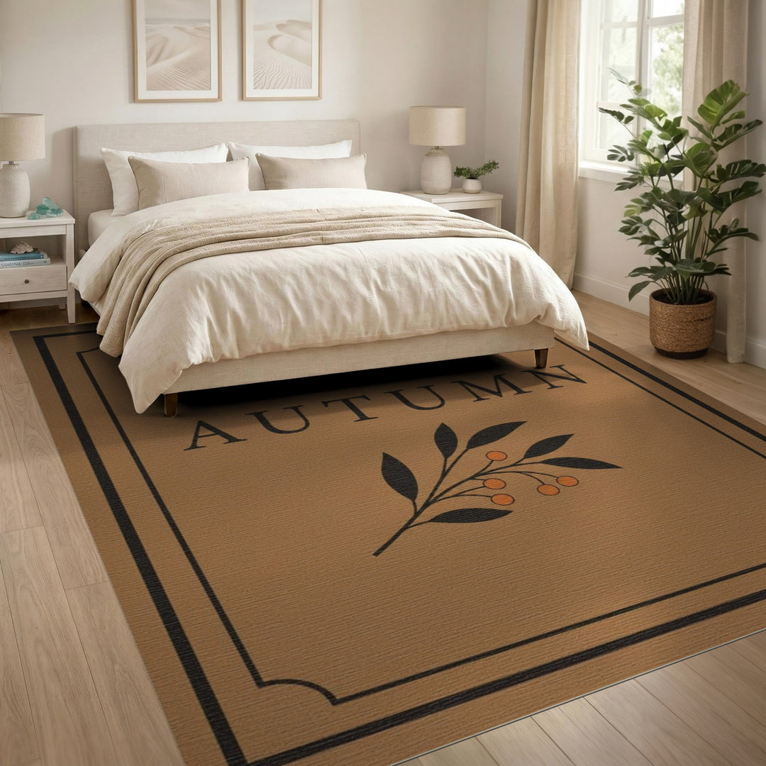 Hello Autumn Berry Branch Area Rug