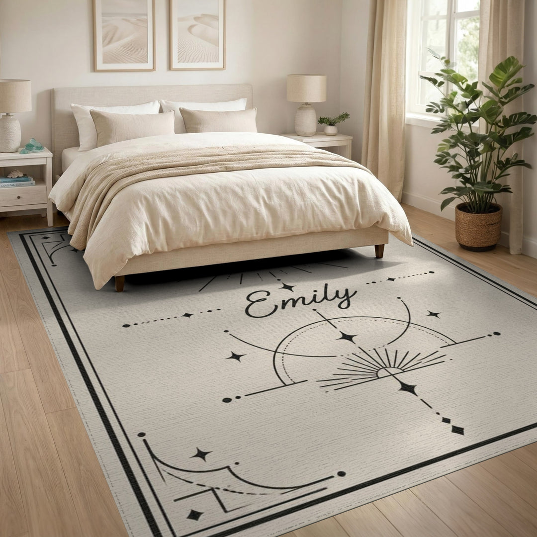 Emily Celestial Moon Area Rug