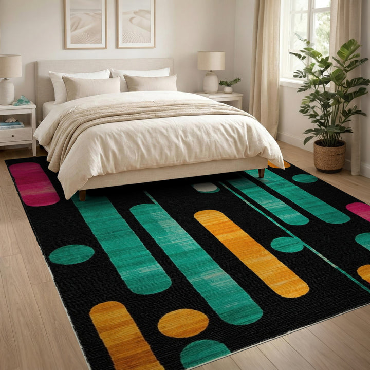 Vibrant Geometric Area Rug
