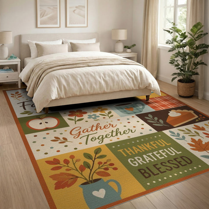 Fall Favorites Autumn Patchwork Rug