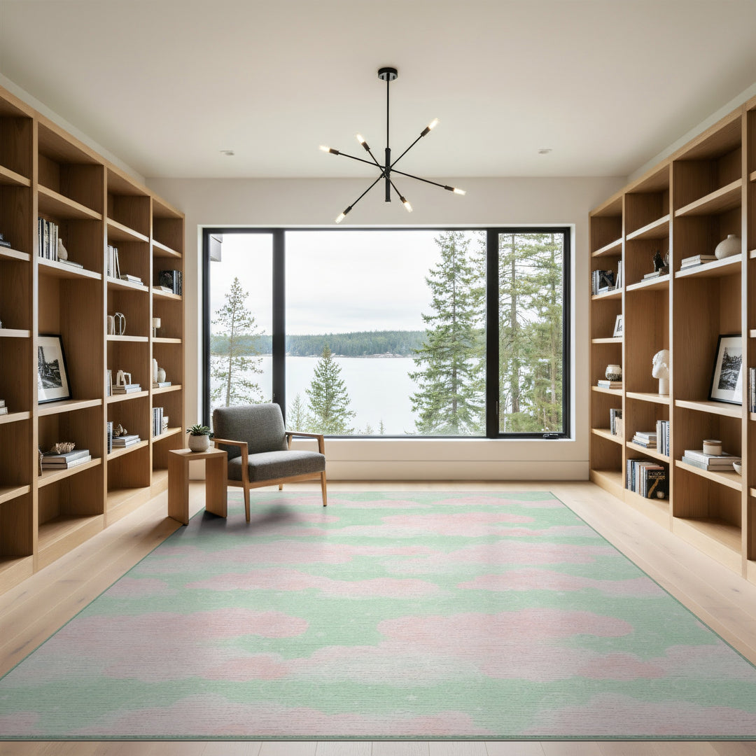 Pink Cloud Kids Area Rug