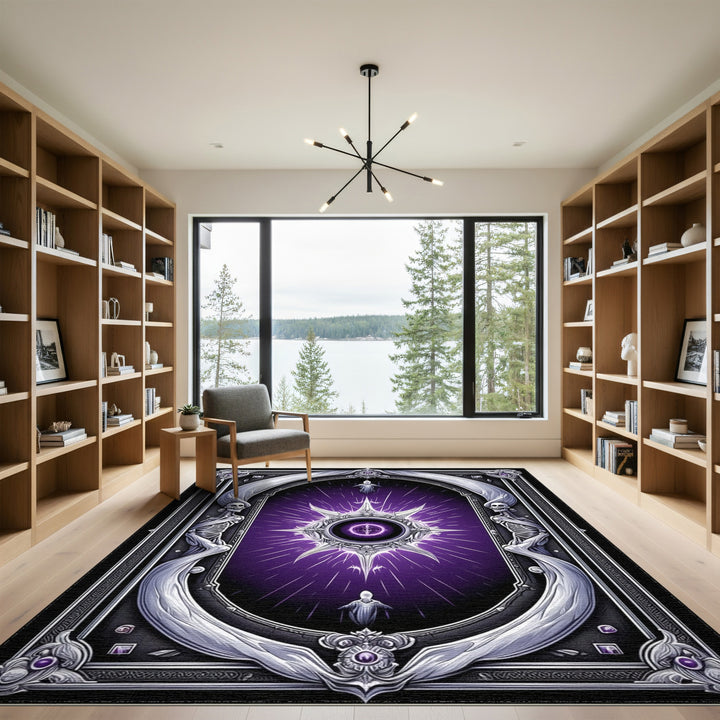ODIKA Mystic Purple Star Area Rug