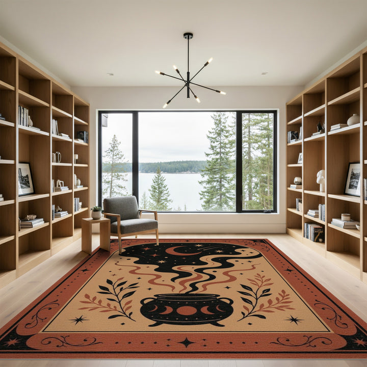 Mystic Cauldron Celestial Area Rug
