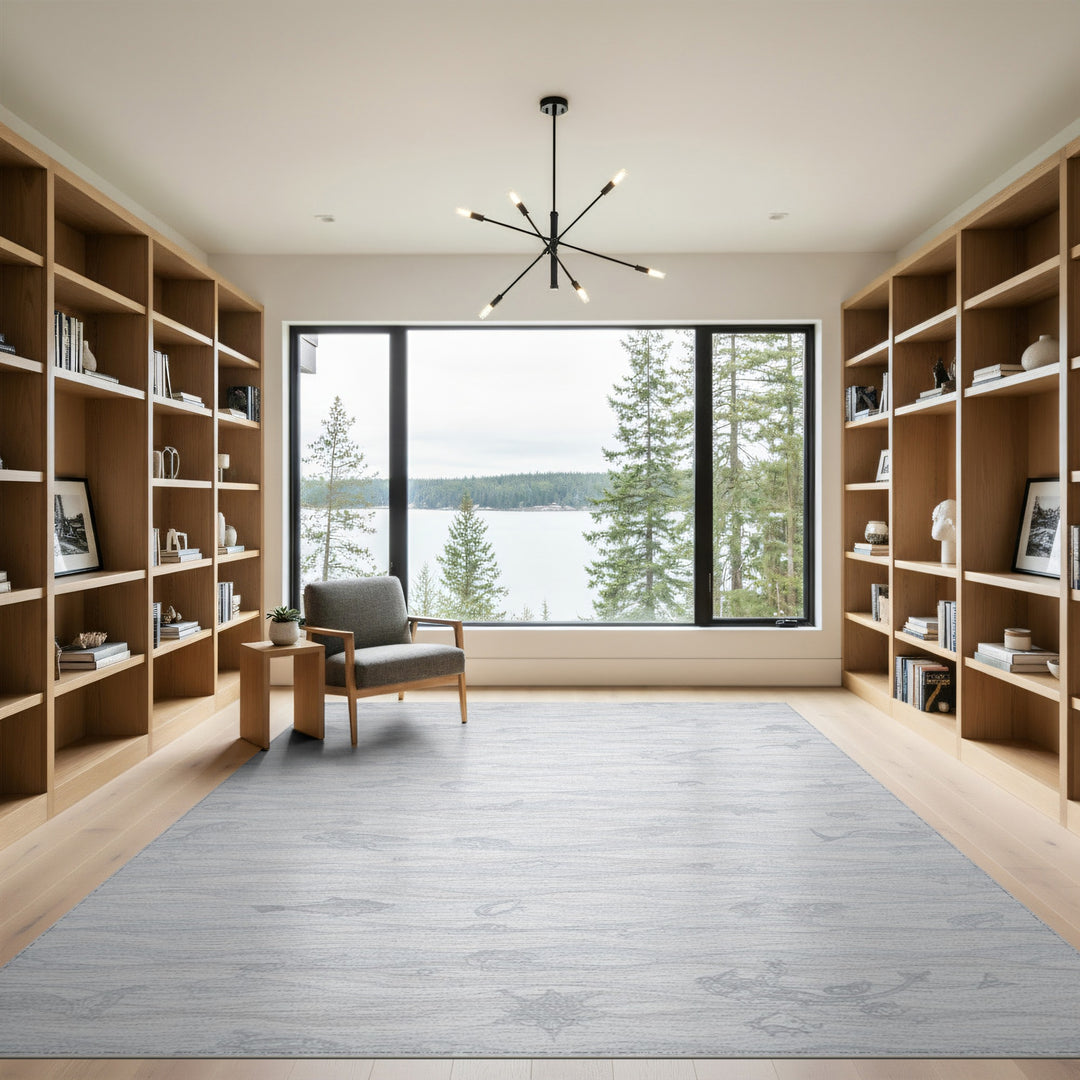 Coastal Marine Life Area Rug