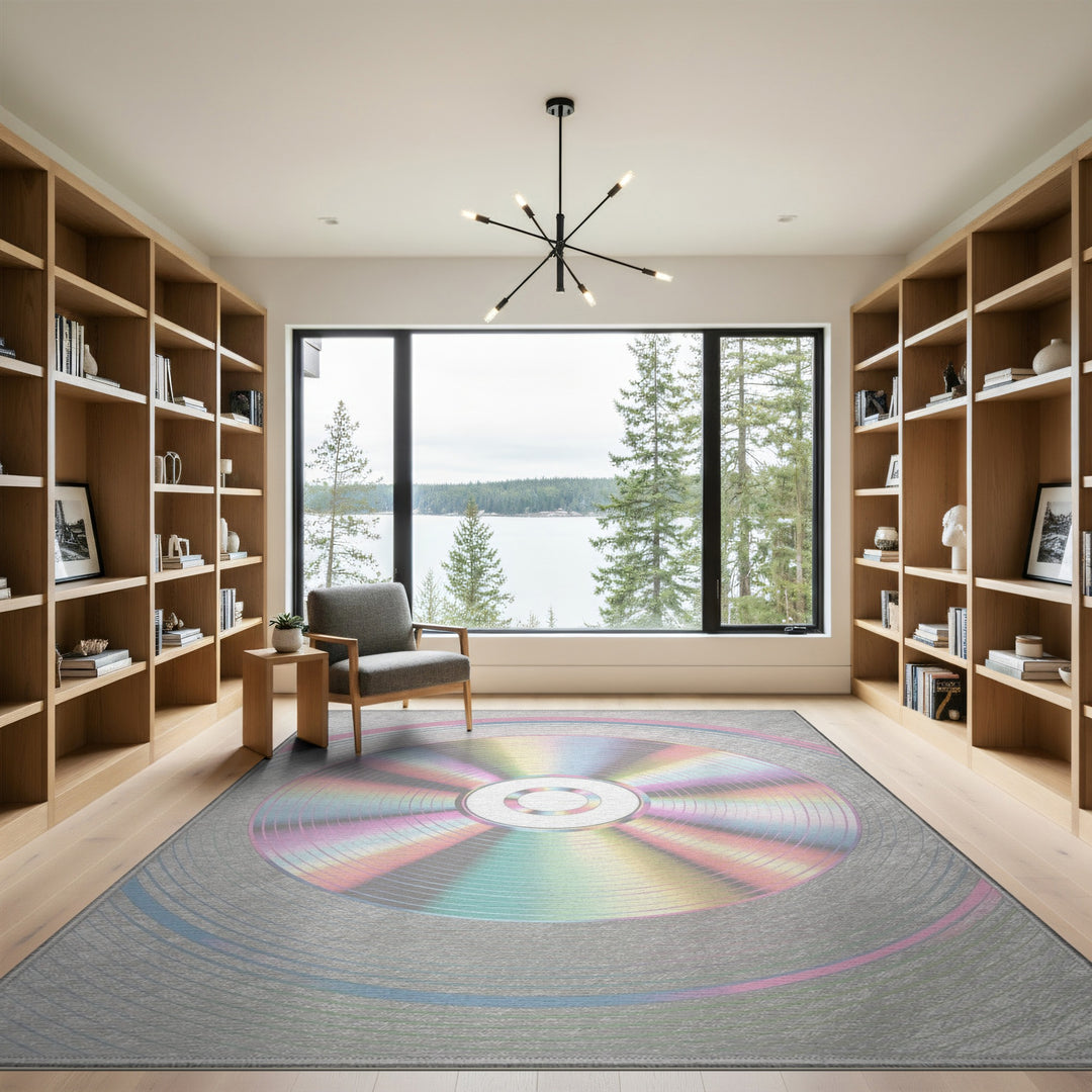 Iridescent Disc Area Rug