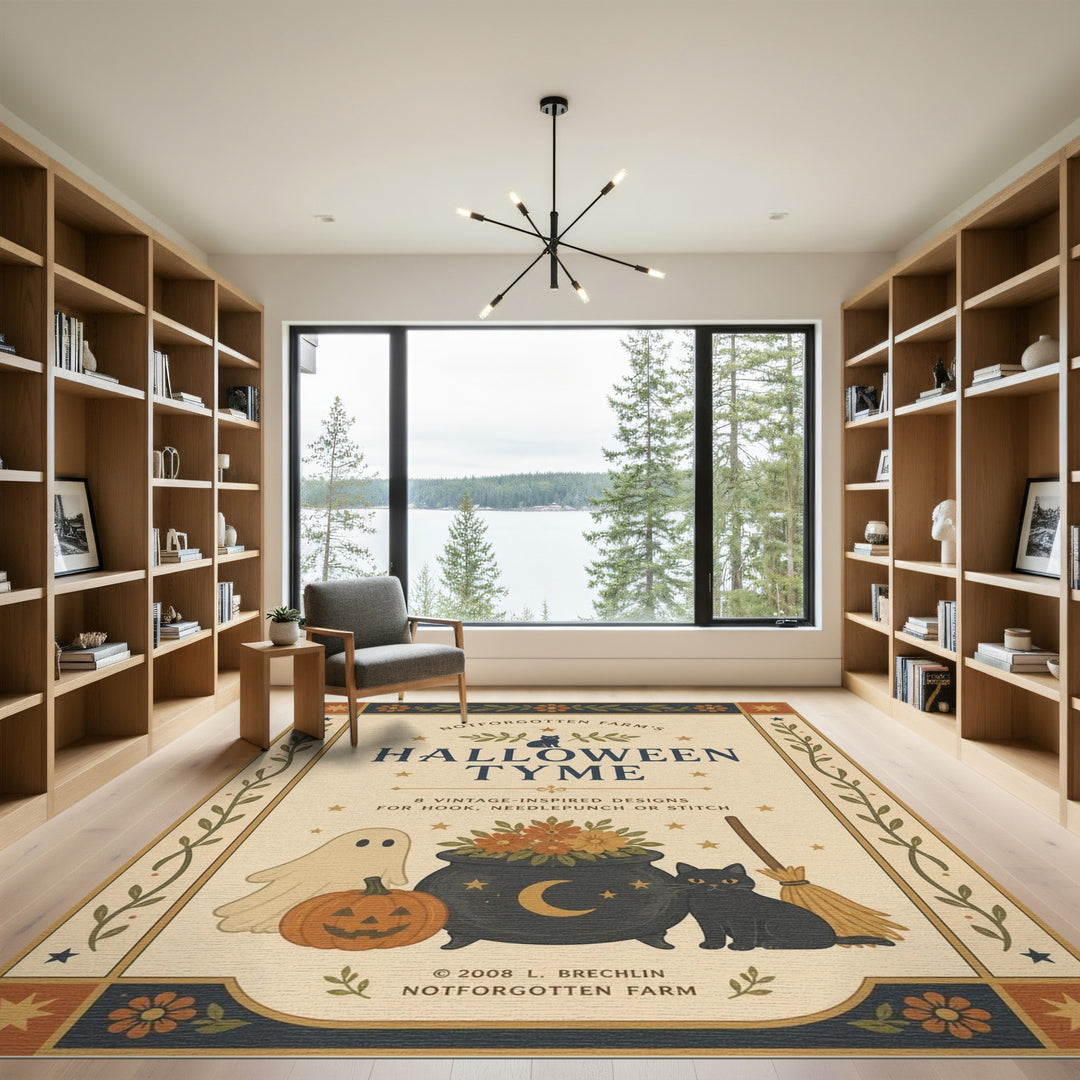 Halloween Tyme Vintage Area Rug