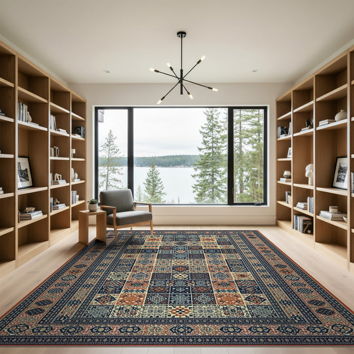 Traditional Persian Multi-Color Area Rug