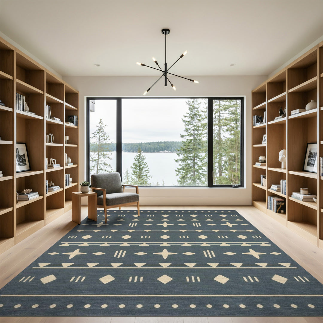 Heritage Tribal Blue Heritage Tribal Area Rug