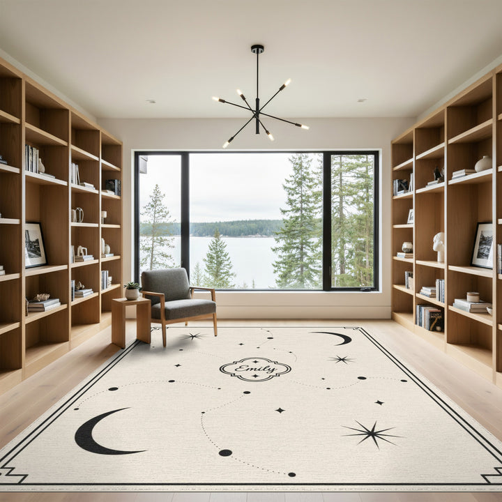 Emily Celestial Boho Area Rug