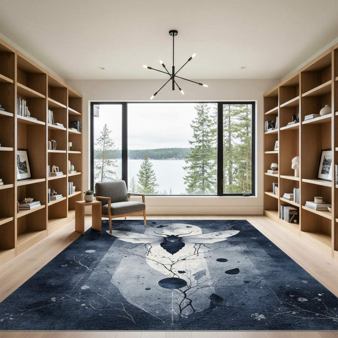 Mystic Moth Area Rug