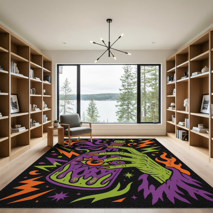 Mystic Eye Potion Hand Area Rug