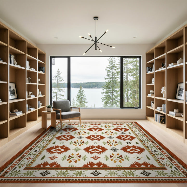Heritage Tribal Lion Area Rug