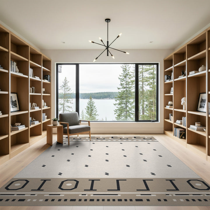 Beige Heritage Tribal Area Rug