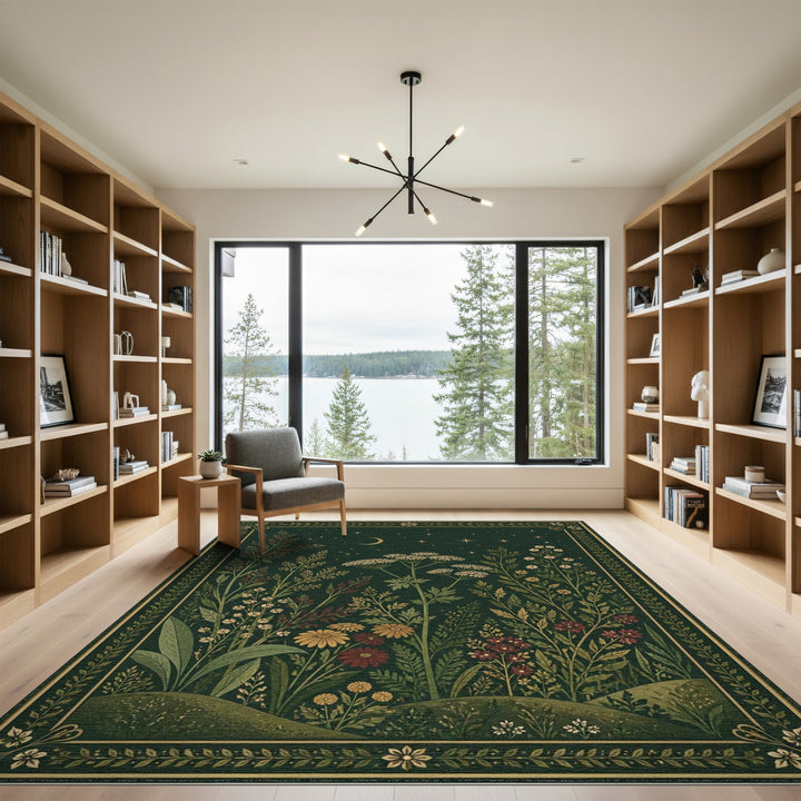 Celestial Garden Floral Area Rug