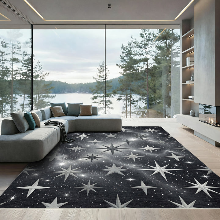 Galactic Starry Night Rug