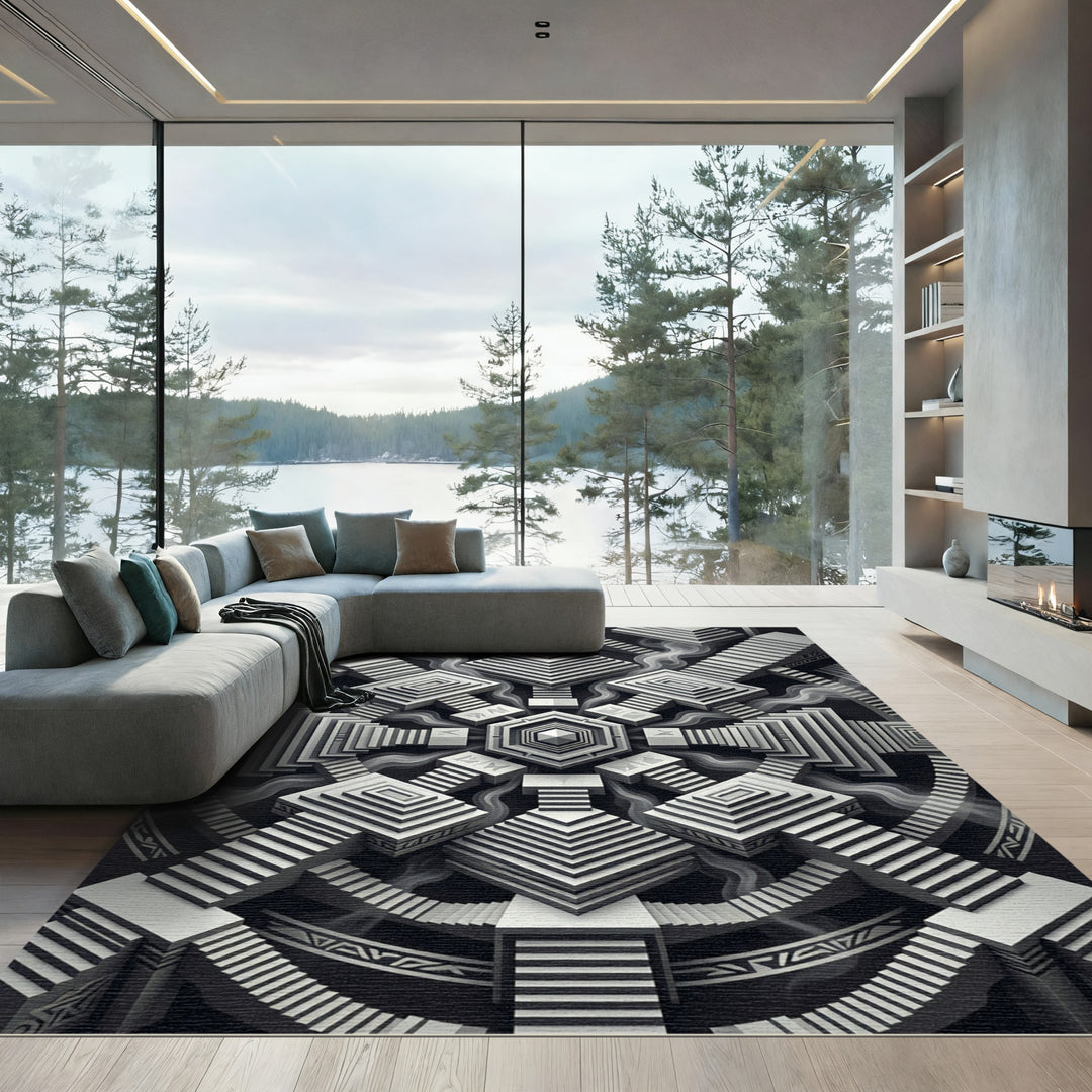 Monochromatic Geometric Steps Rug